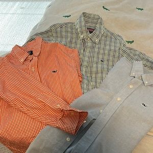 Set of 3 size 6 boys VV button downs.